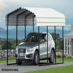 Arrow Carport 10x20x09 Eggshell BKP -ShelterLogic || Arrow Shop fxlfxmbubisfqycc9k0s