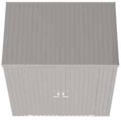 Arrow Elite Steel Storage Shed, 8x4, Cool Grey -ShelterLogic || Arrow Shop g7px58xwtv49wtesjsdm