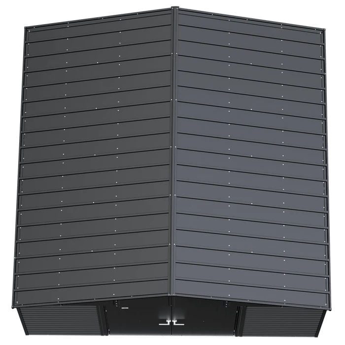 Arrow Select Steel Storage Shed, 12x14, Charcoal 3 Arrow Select Steel Storage Shed, 12x14, Charcoal - Image 3