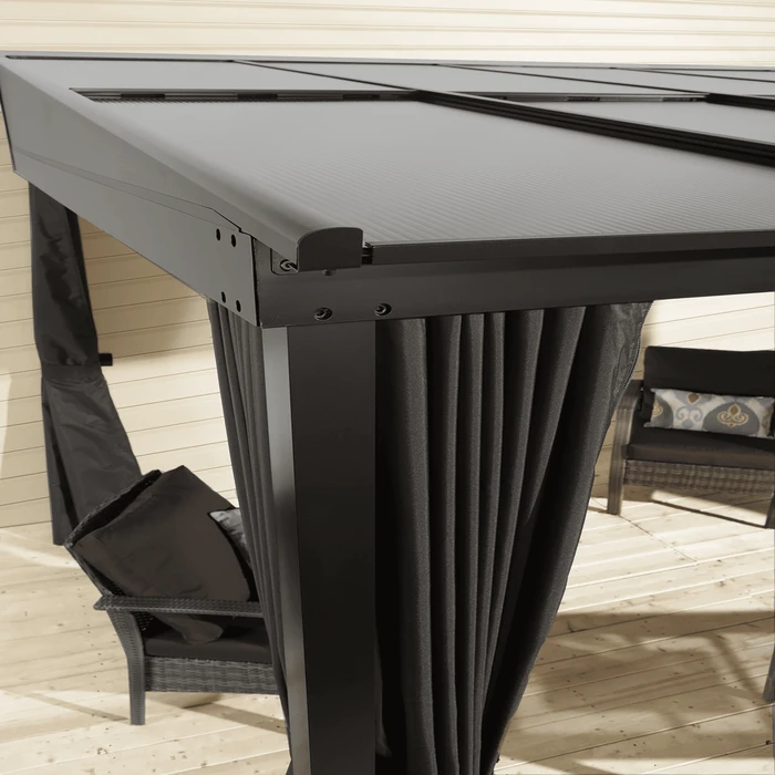 Sojag Pompano 10 Ft. X 10 Ft. Wall Gazebo 6 Sojag Pompano 10 Ft. X 10 Ft. Wall Gazebo - Image 6