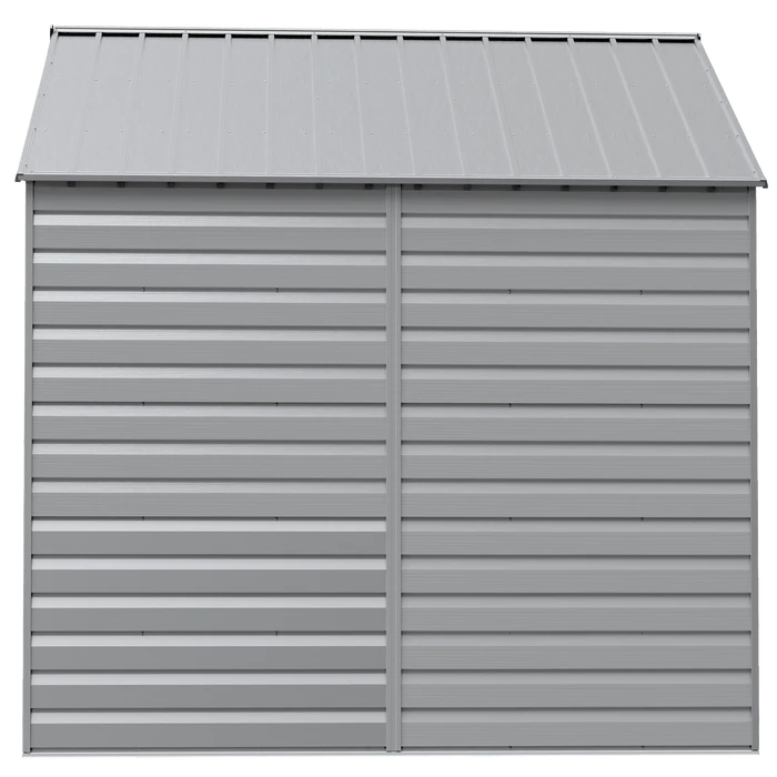 Arrow Select Steel Storage Shed, 12x12, Flute Grey 4 Arrow Select Steel Storage Shed, 12x12, Flute Grey - Image 4