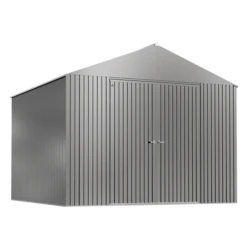 Arrow Elite Steel Storage Shed, 14x14, Galvalume