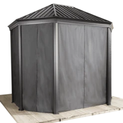Curtains For Komodo Gazebo, 12 Ft. X 18 Ft. Gray, Gazebo Not Included 8 Curtains For Komodo Gazebo, 12 Ft. X 18 Ft. Gray, Gazebo Not Included -ShelterLogic || Arrow Shop gnuqtmi3z62n1amltpt5 1