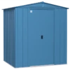 Arrow Classic Steel Storage Shed, 8X7, Blue Grey