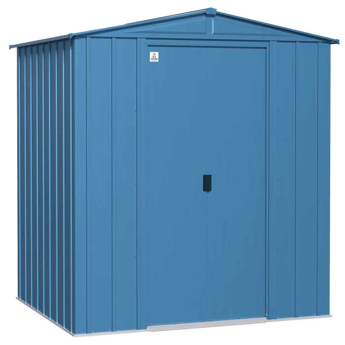 Arrow Classic Steel Storage Shed, 8X7, Blue Grey 1 Arrow Classic Steel Storage Shed, 8X7, Blue Grey