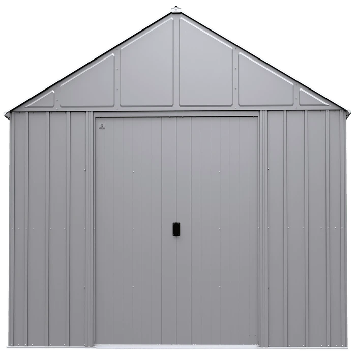Arrow Classic Metal Shed, 12 X 17, Flute Grey 2 Arrow Classic Metal Shed, 12 X 17, Flute Grey - Image 2