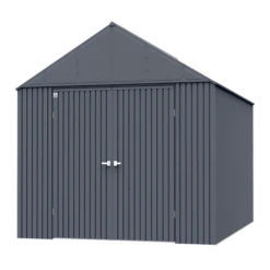 Arrow Elite Steel Storage Shed, 12x16, Anthracite -ShelterLogic || Arrow Shop haaknfyo8nsekevmcmhc