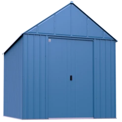 Arrow Classic Metal Shed, 12 X 14, Blue Grey