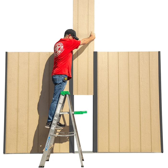 Ironwood Steel Hybrid Shed Kit 8 X 2 Ft. Galvanized Anthracite 3 Ironwood Steel Hybrid Shed Kit 8 X 2 Ft. Galvanized Anthracite - Image 3