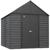 Arrow Select Steel Storage Shed, 12x14, Charcoal