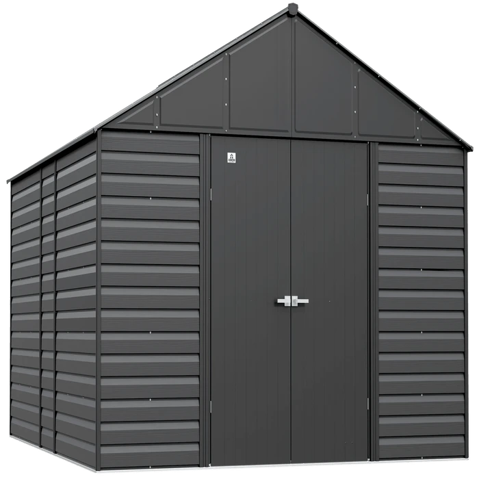 Arrow Select Steel Storage Shed, 12x14, Charcoal 1 Arrow Select Steel Storage Shed, 12x14, Charcoal