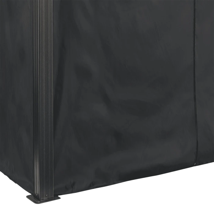 Sojag Black Curtains For Monaco/Messina/Mykonos/Moreno Gazebo, 10 Ft. X 14 Ft., Polyester, Outdoor Shades 4 Sojag Black Curtains For Monaco/Messina/Mykonos/Moreno Gazebo, 10 Ft. X 14 Ft., Polyester, Outdoor Shades - Image 4
