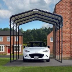Arrow Carport 10x15x09 Charcoal BKP 29 Arrow Carport 10x15x09 Charcoal BKP -ShelterLogic || Arrow Shop id181vjvoefj5jsxvli8