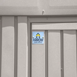 Arrow Elite Steel Storage Shed, 6x6, Cool Grey -ShelterLogic || Arrow Shop iexzyviqwvo7rz9poiwa