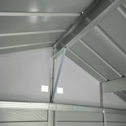 Arrow Select Steel Storage Shed, 12x14, Flute Grey -ShelterLogic || Arrow Shop iogo2mcwedndnln4yndi 3