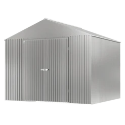 Arrow Elite Steel Storage Shed, 14x12, Galvalume -ShelterLogic || Arrow Shop irbebccm57bwronoj8la
