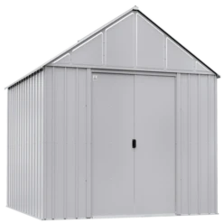Arrow Classic Metal Shed, 12 X 12, Flute Grey