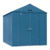 Arrow Elite Steel Storage Shed, 10x14, Blue Grey
