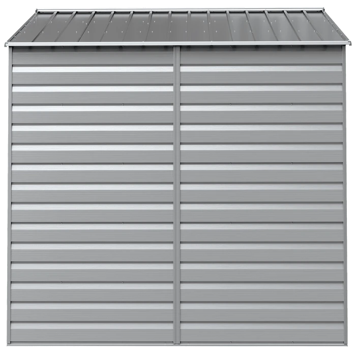 Arrow Select Steel Storage Shed, 14x12, Flute Grey 4 Arrow Select Steel Storage Shed, 14x12, Flute Grey - Image 4