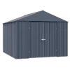 Arrow Elite Steel Storage Shed, 14x16, Anthracite