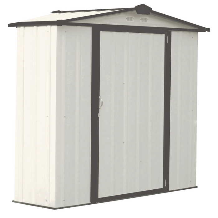 Arrow EZEE Shed 6x3 Cream And Charcoal 1 Arrow EZEE Shed 6x3 Cream And Charcoal
