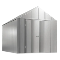 Arrow Elite Steel Storage Shed, 12x16, Galvalume