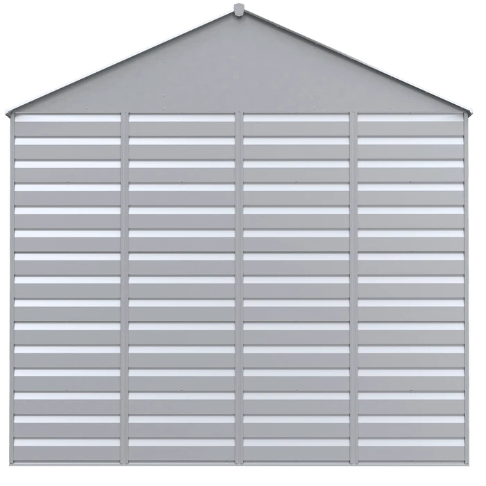 Arrow Select Steel Storage Shed, 14x12, Flute Grey 5 Arrow Select Steel Storage Shed, 14x12, Flute Grey - Image 5