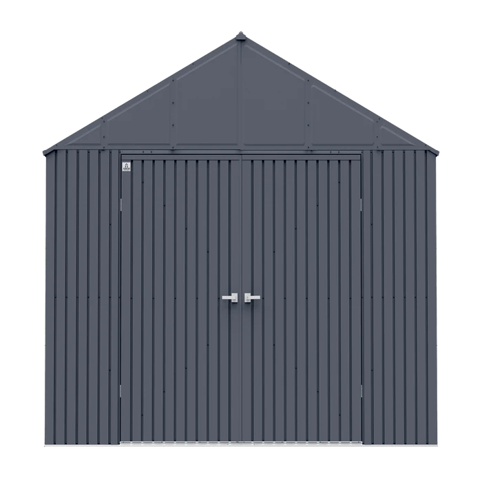 Arrow Elite Steel Storage Shed, 12x12, Anthracite 2 Arrow Elite Steel Storage Shed, 12x12, Anthracite - Image 2
