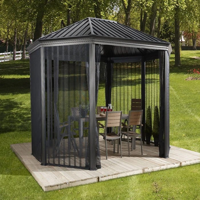 Mosquito Netting Front And Back Door For The Komodo 12' X 15' Gazebo 2 Mosquito Netting Front And Back Door For The Komodo 12' X 15' Gazebo - Image 2