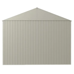 Arrow Elite Steel Storage Shed, 14x14, Cool Grey -ShelterLogic || Arrow Shop ldogclkhhnvrnypvm7nj