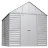 Arrow Select Steel Storage Shed, 12x14, Flute Grey