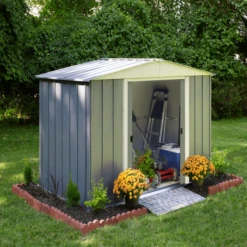 EURO HAMLET 10X6 W/SKYLT -ShelterLogic || Arrow Shop lm106 image 01