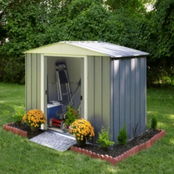 EURO HAMLET 10X6 W/SKYLT -ShelterLogic || Arrow Shop lm106 image 02