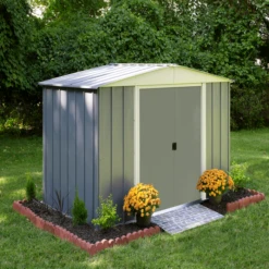 EURO HAMLET 10X6 W/SKYLT -ShelterLogic || Arrow Shop lm106 image 03