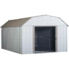 Lexington Steel Storage Shed, 10 Ft. X 14 Ft. Eggshell