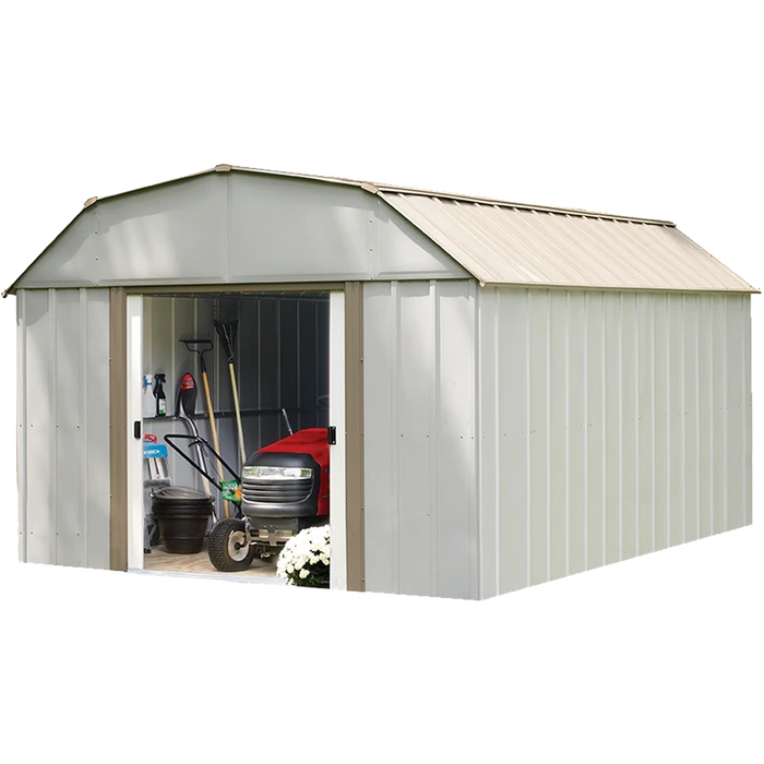 Lexington Steel Storage Shed, 10 Ft. X 14 Ft. Eggshell 2 Lexington Steel Storage Shed, 10 Ft. X 14 Ft. Eggshell - Image 2
