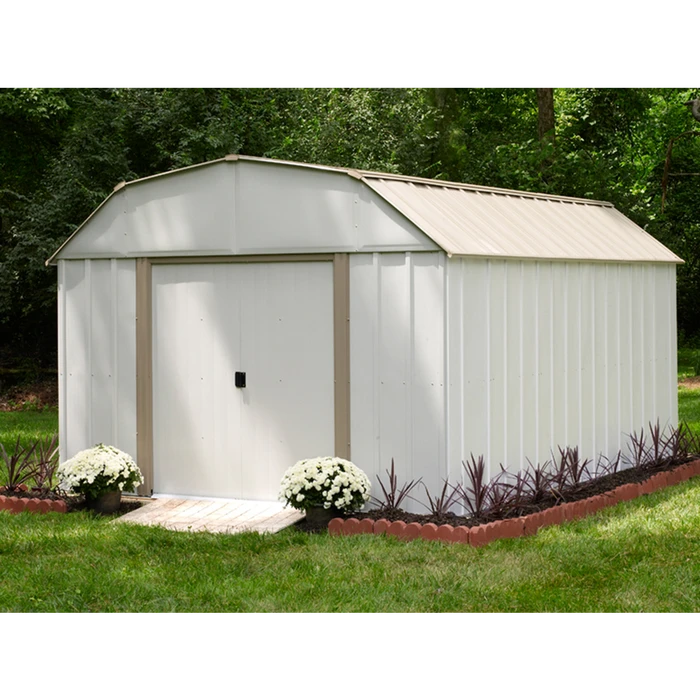 Lexington Steel Storage Shed, 10 Ft. X 14 Ft. Eggshell 3 Lexington Steel Storage Shed, 10 Ft. X 14 Ft. Eggshell - Image 3