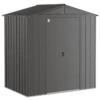 Arrow Classic Steel Storage Shed, 10X7, Charcoal