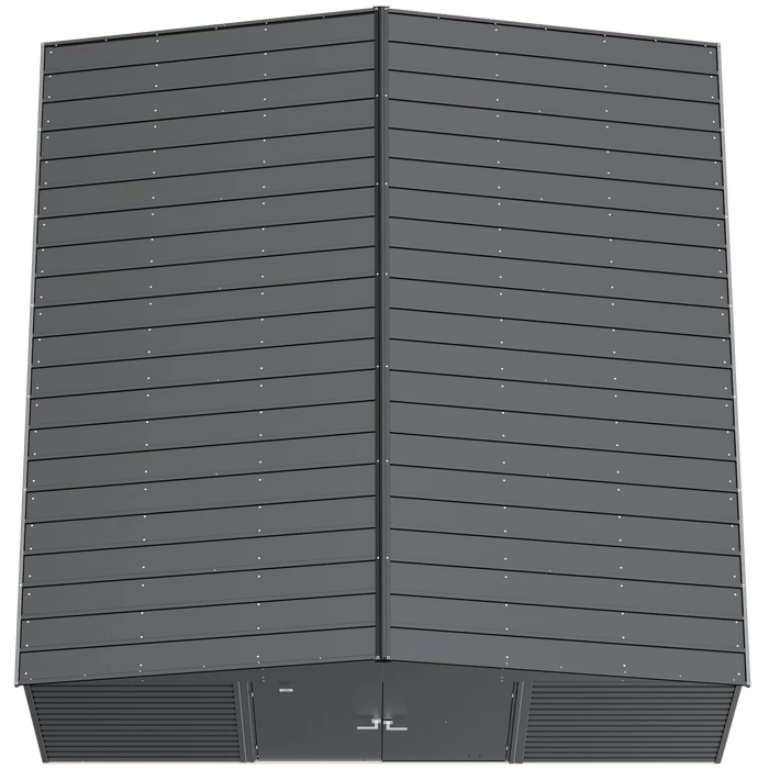 Arrow Select Steel Storage Shed, 14x17, Charcoal 3 Arrow Select Steel Storage Shed, 14x17, Charcoal - Image 3