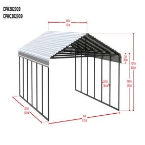 Arrow Carport 20x29x09 Eggshell BKP 14 Arrow Carport 20x29x09 Eggshell BKP - Image 14