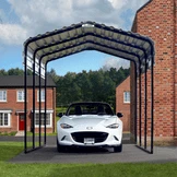 Arrow Carport 10x15x09 Eggshell BKP 15 Arrow Carport 10x15x09 Eggshell BKP - Image 15