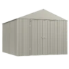 Arrow Elite Steel Storage Shed, 14x16, Cool Grey