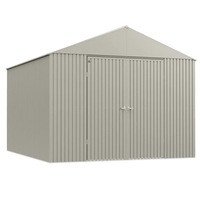 Arrow Elite Steel Storage Shed, 14x16, Cool Grey 1 Arrow Elite Steel Storage Shed, 14x16, Cool Grey