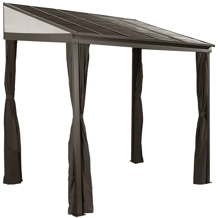 Sojag Portland 8 Ft. X 12 Ft. Wall Gazebo 1 Sojag Portland 8 Ft. X 12 Ft. Wall Gazebo
