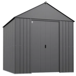 Arrow Classic Metal Shed, 14 X 14, Charcoal -ShelterLogic || Arrow Shop mrux6uxefoctxybvps8u