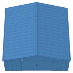 Arrow Classic Metal Shed, 12 X 14, Blue Grey -ShelterLogic || Arrow Shop n1ngieeoipaqvnaylrde