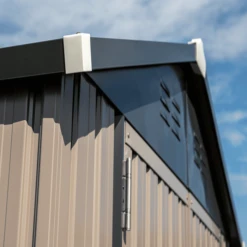 Arrow Cover-IT 6x4 Ft. Grey Metal Shed -ShelterLogic || Arrow Shop ngol48umotdhcugor82v