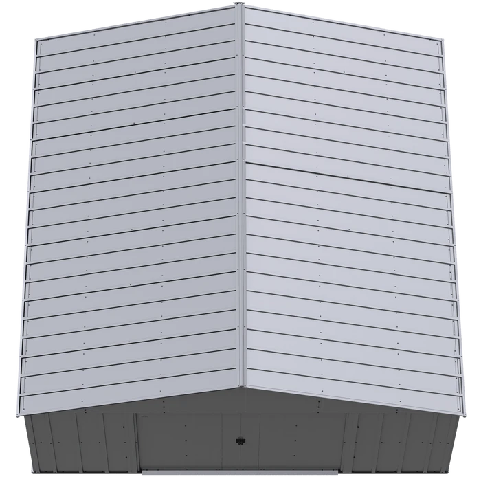 Arrow Classic Metal Shed, 12 X 17, Flute Grey 3 Arrow Classic Metal Shed, 12 X 17, Flute Grey - Image 3