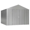 Arrow Elite Steel Storage Shed, 14x16, Galvalume