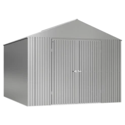 Arrow Elite Steel Storage Shed, 14x16, Galvalume